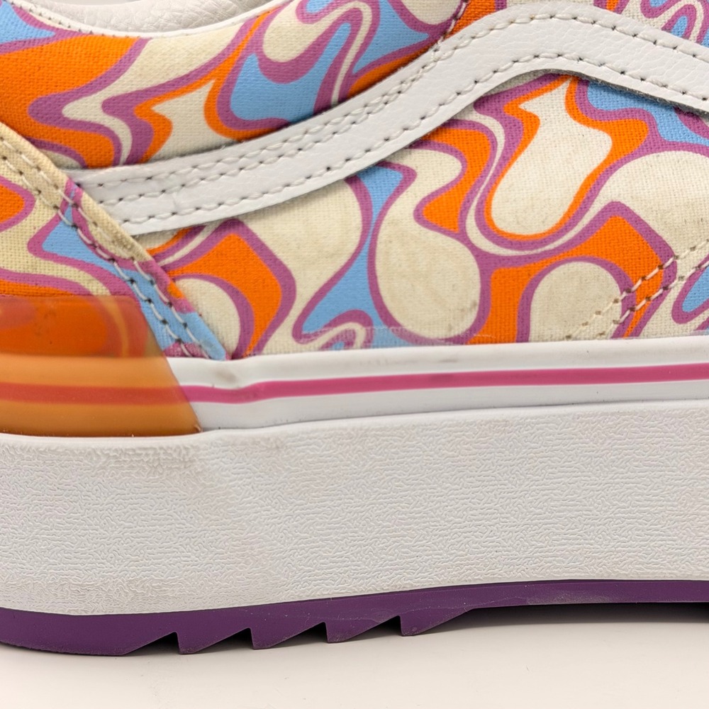 Vans Platform Old Skool Sneakers in Orange, Purple, Pink - Picture 10 of 16